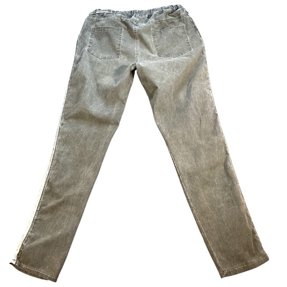 Bella‎ Amore Stretchy Shimmery Tuxedo Stripe Pants Made in Italy L/XL - Picture 11 of 13